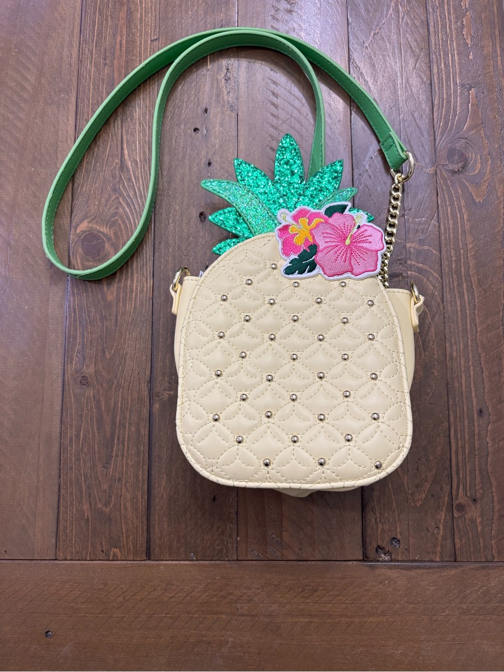 Betsy Johnson Kitsch Pineapple Crossbody